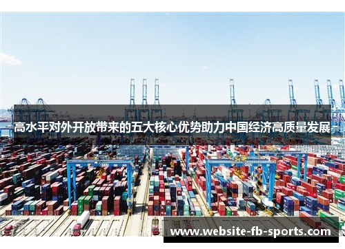 高水平对外开放带来的五大核心优势助力中国经济高质量发展 高水平对外开放带来的五大核心优势助力中国经济高质量发展